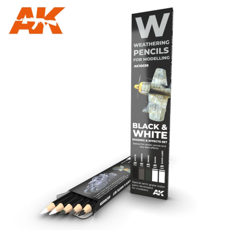 WATERCOLOR PENCIL SET BLACK AND WHITE