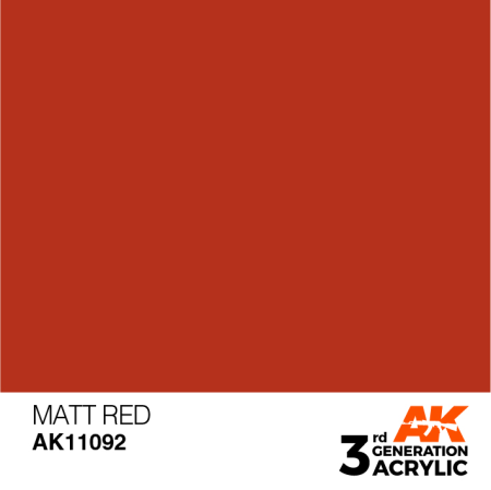 Matt Red 17ml