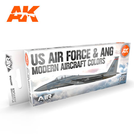 US Air Force &amp; ANG Modern Aircraft Colors SET 3G