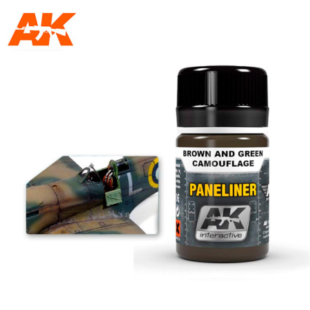 Paneliner for brown and green camouflage 35ml