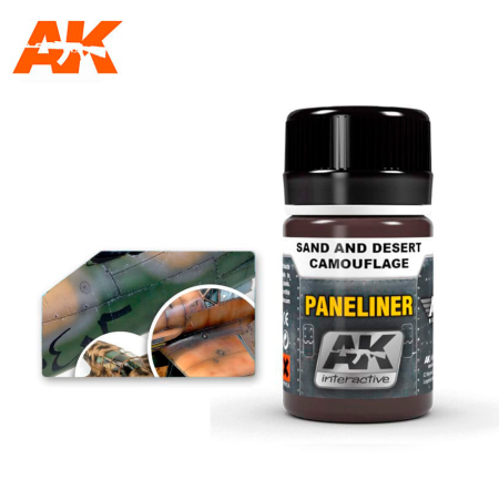 Paneliner for sand and desert camouflage 35ml