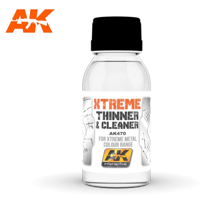XTREME CLEANER & THINNER for Xtreme metal colour range