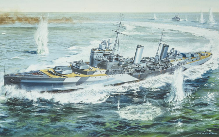 1/72 HMS Belfast Gift Set