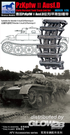 1/35Pzkpfw.II Ausf.D (Early Version) Track Link Set