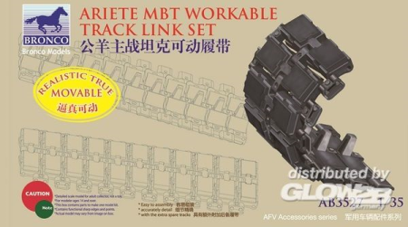 1/35Italian C-1 Ariete MBT Workable Track set