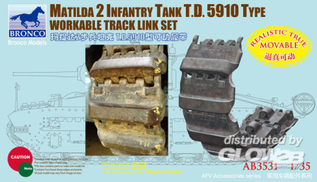1/35Matilda 2 T.D.5910 Type Workable Track Link Set