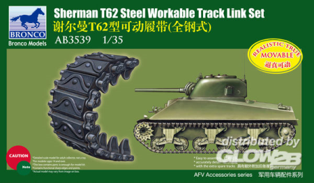 1/35Shermann T62 Workable Track Link Set