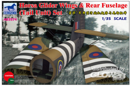 1/35Horsa Glider Wing &amp;Rear Fuselage (Tail