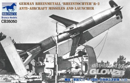 1/35German Rheinmetall&#39;Rheintochter R-2 anti-aircraft missiles a.launcher