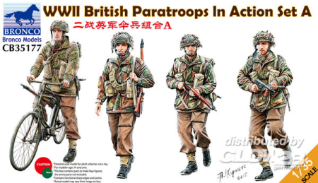 1/35WWII British Paratroops In Action Set A