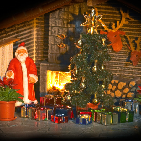 H0 Weihnachtsgeschenke-Set H0