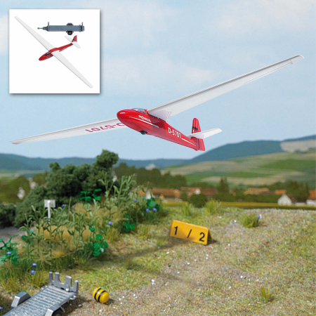 H0 Segelflugzeug, rot H0