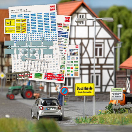 H0 Deko-Set »Buschheide« H0