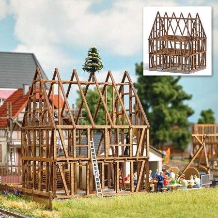 H0 Fachwerkhaus Rohbau H0