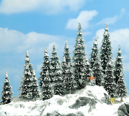 H0 20 Schneetannen H0