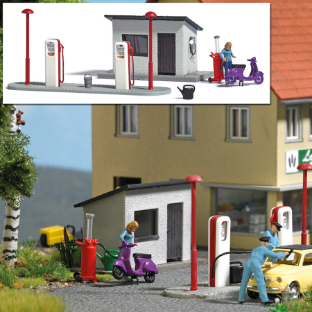 H0 A-Set: Tankstelle H0