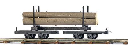 H0 Drehgestell-Baumstammwagen H0