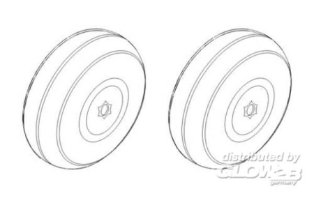 1/32 Fiat G.50-II/G.50bis - Wheels