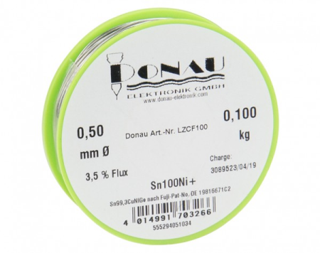 L&#246;tzinn Clear 100g   /  d 0.5mm Sn100NI+