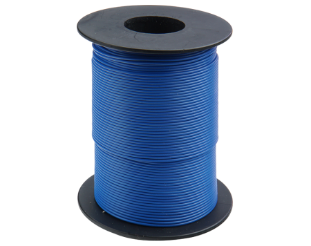 Kupferlitze  0.14mm / 100m Blau