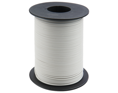 Kupferlitze  0.14mm / 100m Weiss