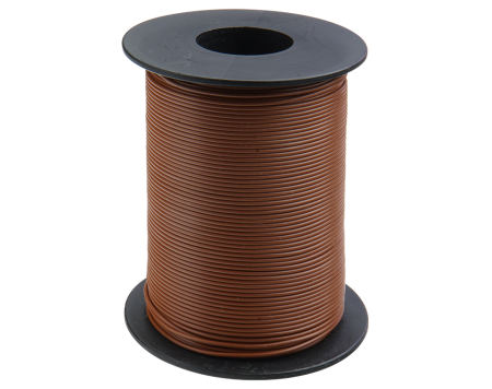 Kupferlitze  0.14mm / 100m Braun