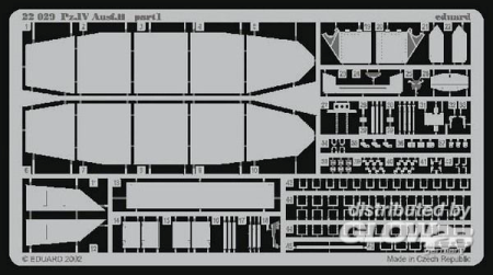 1/72Panzerkampfwagen IV Sd.Kfz.161/2 Ausf. H Fotoätzsatz