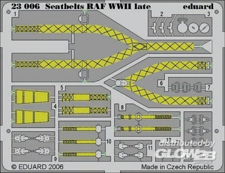 1/24Seatbelts RAF WWII late  1/24