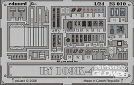 1/24Bf 109K-4 placards f&#252;r Trumpeter Bausatz