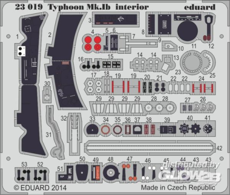 1/24 Typhoon Mk.Ib interior for Airfix