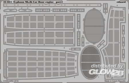 1/24Typhoon Mk.Ib Car Door engine f.Airfix