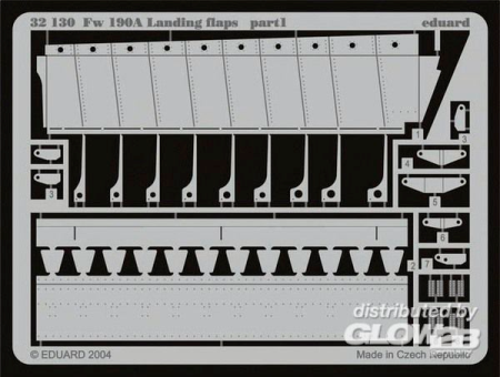 1/32Fw-190A Landing Flaps f&#252;r Hasegawa Bausatz
