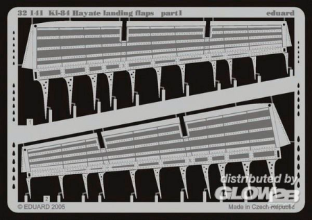 1/32Ki-84 Hayate landing flaps f&#252;r Hasegawa Bausatz