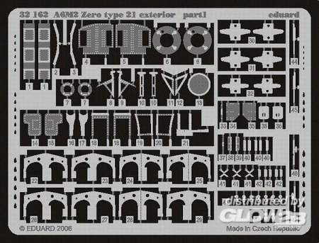 1/32A6M2 Zero type 21 exterior für Tamiya Bausatz