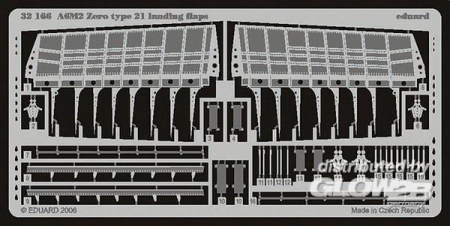 1/32A6M2 Zero type 21 landing flaps f&#252;r Tamiya Bausatz