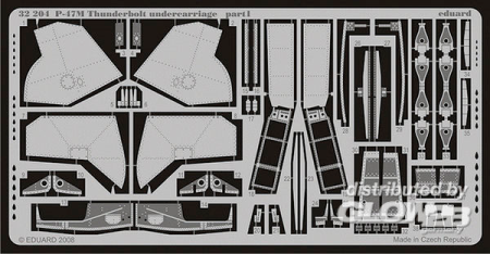 1/32P-47M Thunderbolt undercarriage für Hasegawa Bausatz