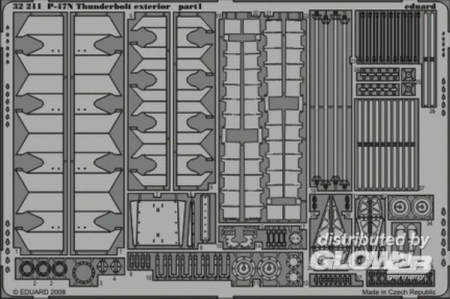 1/32P-47N Thunderbolt exterior f&#252;r Trumpeter Bausatz