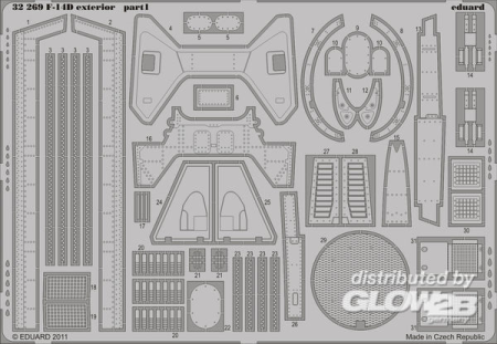 1/32 F-14D exterior for Trumpeter