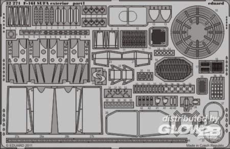 1/32 F-16l SUFA exterior for Academy