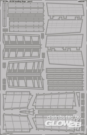 1/32 Il-2m landing flaps for Hobby Boss