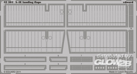 1/32 A-4E landing flaps for Trumpeter