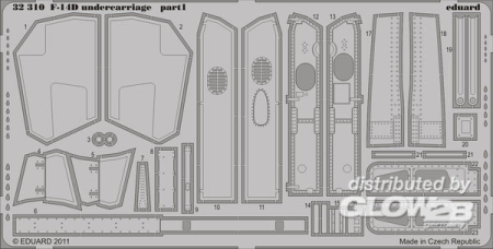 1/32 F-14D undercarriage for Trumpeter