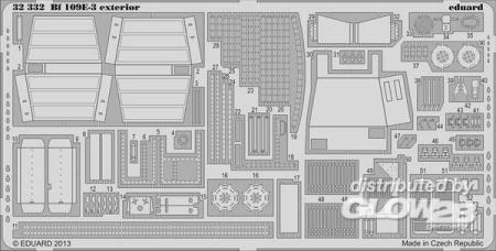 1/32 Bf 109E-3 exterior for Cyber Hobby