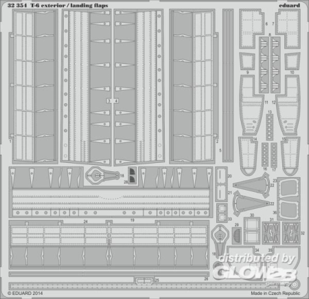 1/32T-6 exterior/ landing flaps f. Kitty Haw