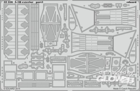 1/32 A-1H exterior for Trumpeter