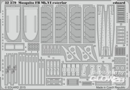 1/32Mosquito Mk.VI exterior for Tamiya