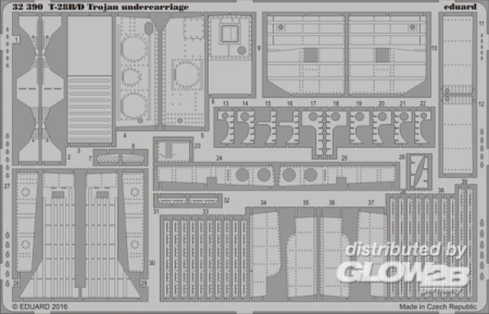 1/32T-28B/D Trojan undercarriage f.KittyHawk