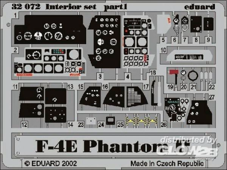 1/32F-4E Phantom Interior f&#252;r Tamyia Bausatz