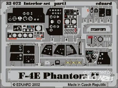 1/32F-4E Phantom Interior für Tamyia Bausatz