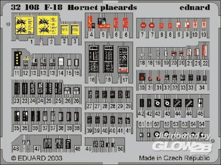 1/32F-18 Hornet placards